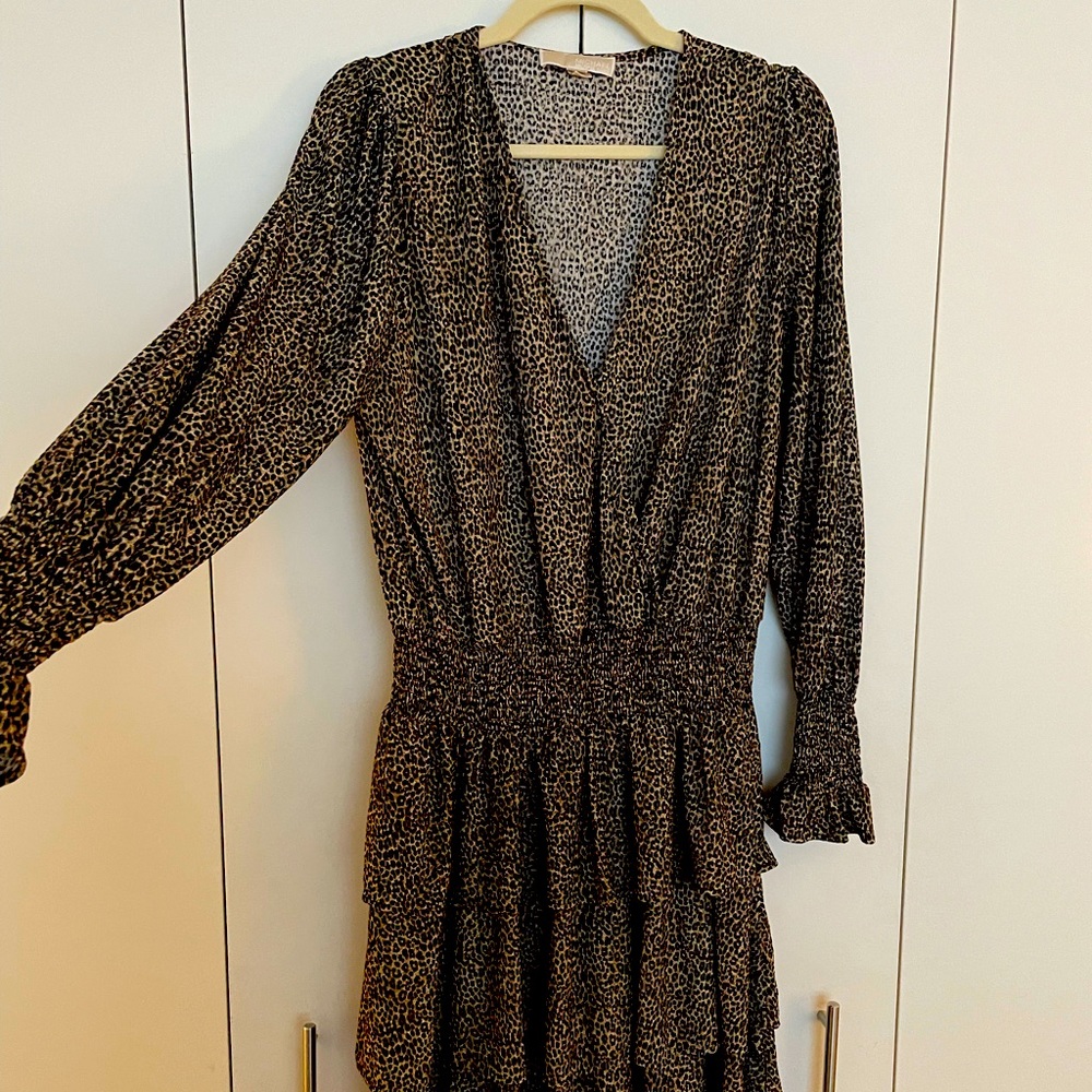 MICHAEL Michael Kors Leopard Print Dress